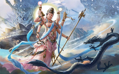 

Aabhaas Vishnu Wall Poster Fine Art Print(12 inch X 18 inch, Rolled)