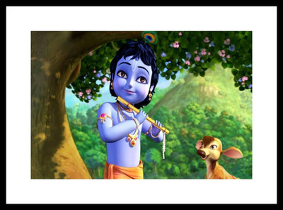 

Aabhaas Krishna Wall Poster Fine Art Print(12 inch X 18 inch, Rolled)