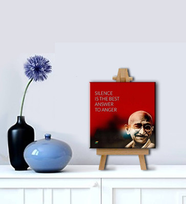 

Aabhaas Mahatma Gandhi Wall Poster Fine Art Print(12 inch X 18 inch, Rolled)