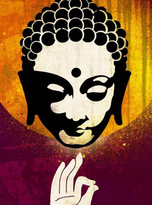 

Aabhaas Buddha Wall Poster Fine Art Print(12 inch X 18 inch, Rolled)