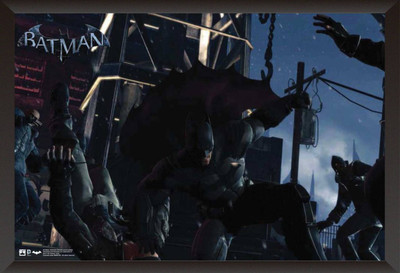 

Aabhaas Batman Arkham Origins Wall Poster Fine Art Print(12 inch X 18 inch, Rolled)