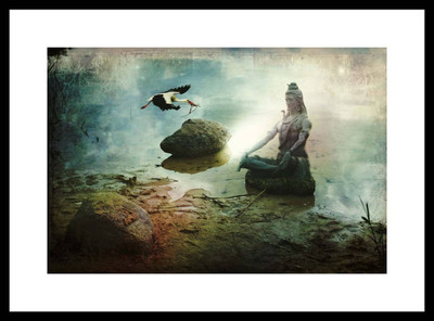 

Aabhaas Shiva Wall Poster Fine Art Print(12 inch X 18 inch, Rolled)