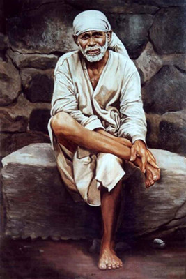 

Aabhaas Sai Baba Wall Poster Fine Art Print(12 inch X 18 inch, Rolled)