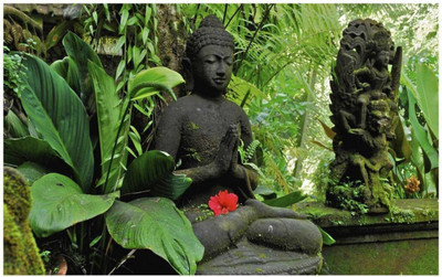 

Aabhaas Buddha Wall Poster Fine Art Print(12 inch X 18 inch, Rolled)