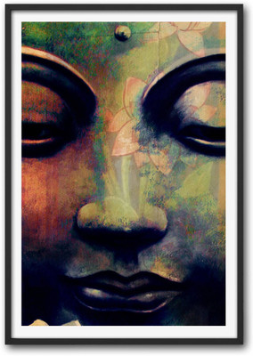 

Aabhaas Buddha Wall Poster Fine Art Print(12 inch X 18 inch, Rolled)