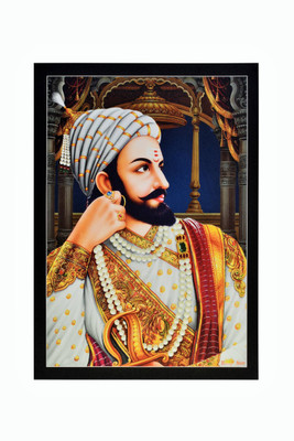 

Aabhaas Shivaji Wall Poster Fine Art Print(12 inch X 18 inch, Rolled)