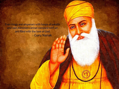 

Aabhaas Guru Nanak Wall Poster Fine Art Print(12 inch X 18 inch, Rolled)