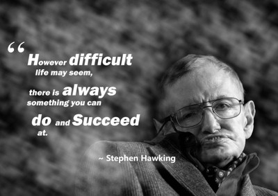 

Aabhaas Stephen Hawking Wall Poster Fine Art Print(12 inch X 18 inch, Rolled)