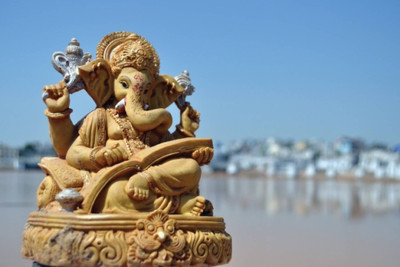 

Aabhaas Ganesha Wall Poster Fine Art Print(12 inch X 18 inch, Rolled)