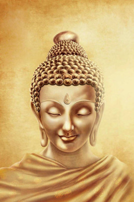 

Aabhaas Buddha Wall Poster Fine Art Print(12 inch X 18 inch, Rolled)