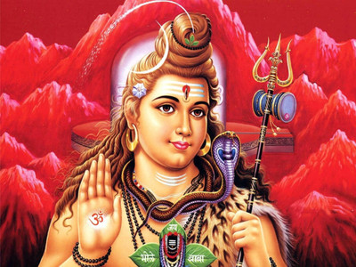 Aabhaas Shiva Wall Poster Fine Art Print(12 inch X 18 inch, Rolled)
