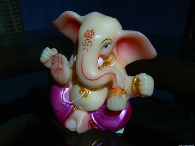 

Aabhaas Ganesha Wall Poster Fine Art Print(12 inch X 18 inch, Rolled)