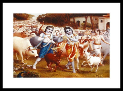 

Aabhaas Krishna Wall Poster Fine Art Print(12 inch X 18 inch, Rolled)