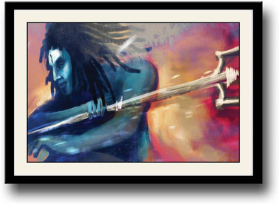 

Aabhaas Shiva Wall Poster Fine Art Print(12 inch X 18 inch, Rolled)