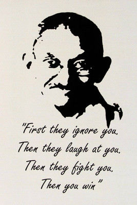 

Aabhaas Mahatma Gandhi Wall Poster Fine Art Print(12 inch X 18 inch, Rolled)