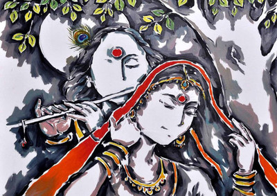 

Aabhaas Krishna Wall Poster Fine Art Print(12 inch X 18 inch, Rolled)