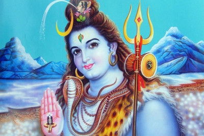 

Aabhaas Shiva Wall Poster Fine Art Print(12 inch X 18 inch, Rolled)