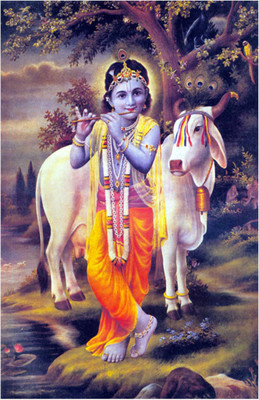 

Aabhaas Krishna Wall Poster Fine Art Print(12 inch X 18 inch, Rolled)