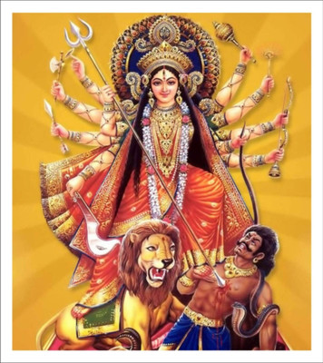 

Aabhaas Mata Lakshmi Wall Poster Fine Art Print(12 inch X 18 inch, Rolled)