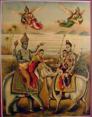 

Aabhaas Vishnu Wall Poster Fine Art Print(12 inch X 18 inch, Rolled)