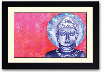 

Aabhaas Buddha Wall Poster Fine Art Print(12 inch X 18 inch, Rolled)