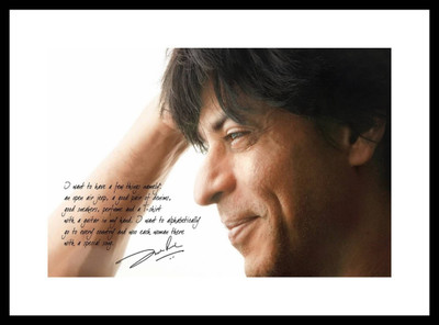 

Aabhaas Shahrukh Khan Wall Poster Fine Art Print(12 inch X 18 inch, Rolled)