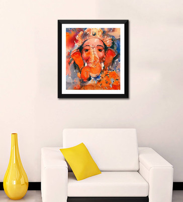 

Aabhaas Ganesha Wall Poster Fine Art Print(12 inch X 18 inch, Rolled)