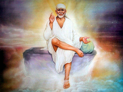 

Aabhaas Sai Baba Wall Poster Fine Art Print(12 inch X 18 inch, Rolled)