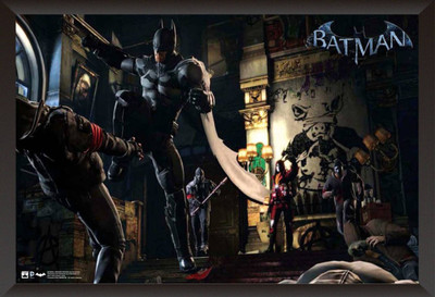 

Aabhaas Batman Arkham Origins Wall Poster Fine Art Print(12 inch X 18 inch, Rolled)
