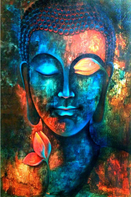 

Aabhaas Buddha Wall Poster Fine Art Print(12 inch X 18 inch, Rolled)