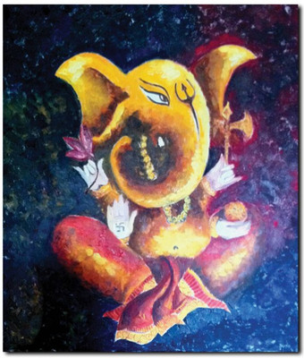 

Aabhaas Ganesha Wall Poster Fine Art Print(12 inch X 18 inch, Rolled)