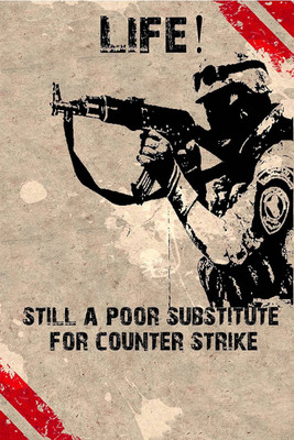 

Akhuratha Counter Strike Fine Quality Wall Poster Paper Print(12 inch X 18 inch, Rolled)