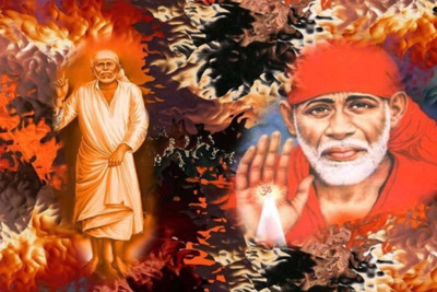 

Aabhaas Sai Baba Wall Poster Fine Art Print(12 inch X 18 inch, Rolled)