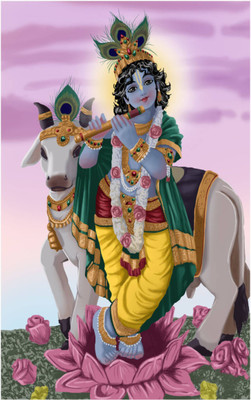 

Aabhaas Krishna Wall Poster Fine Art Print(12 inch X 18 inch, Rolled)