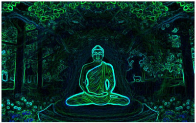 

Aabhaas Buddha Wall Poster Fine Art Print(12 inch X 18 inch, Rolled)
