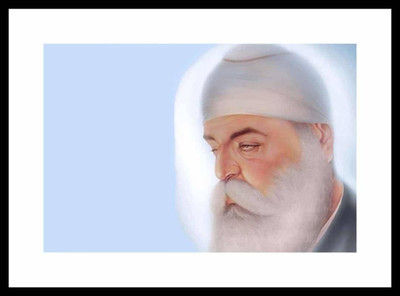 

Aabhaas Guru Nanak Wall Poster Fine Art Print(12 inch X 18 inch, Rolled)