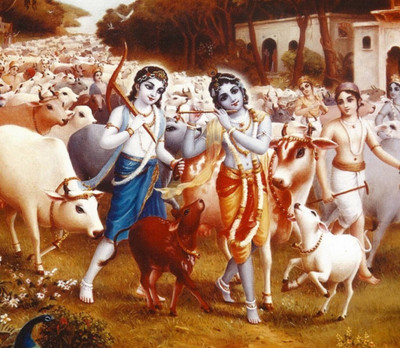 

Aabhaas Radha Krishna Wall Poster Fine Art Print(12 inch X 18 inch, Rolled)