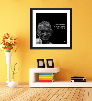 

Aabhaas Mahatma Gandhi Wall Poster Fine Art Print(12 inch X 18 inch, Rolled)