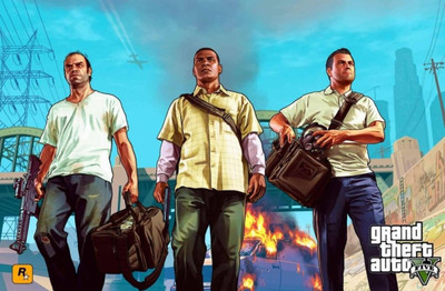 

Akhuratha GTA - Grand Theft Auto Fine Quality Wall Poster Paper Print(12 inch X 18 inch, Rolled)