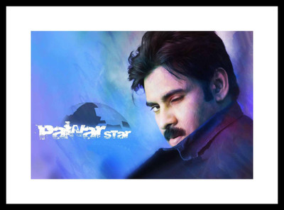 

Aabhaas Pawan Kalyan Wall Poster Fine Art Print(12 inch X 18 inch, Rolled)