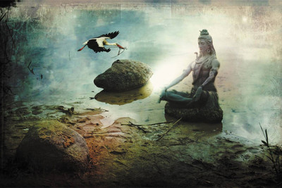 

Aabhaas Shiva Wall Poster Fine Art Print(12 inch X 18 inch, Rolled)