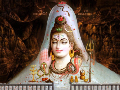 

Aabhaas Shiva Wall Poster Fine Art Print(12 inch X 18 inch, Rolled)