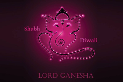 

Aabhaas Ganesha Wall Poster Fine Art Print(12 inch X 18 inch, Rolled)