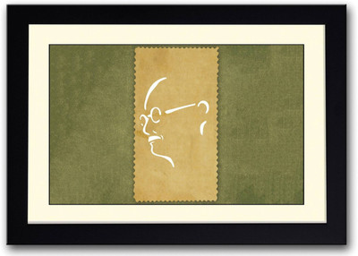

Aabhaas Mahatma Gandhi Wall Poster Fine Art Print(12 inch X 18 inch, Rolled)