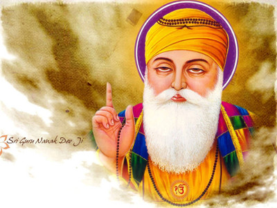 

Aabhaas Guru Nanak Wall Poster Fine Art Print(12 inch X 18 inch, Rolled)