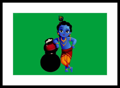 

Aabhaas Krishna Wall Poster Fine Art Print(12 inch X 18 inch, Rolled)