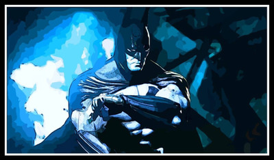 

Aabhaas Batman Arkham Origins Wall Poster Fine Art Print(12 inch X 18 inch, Rolled)