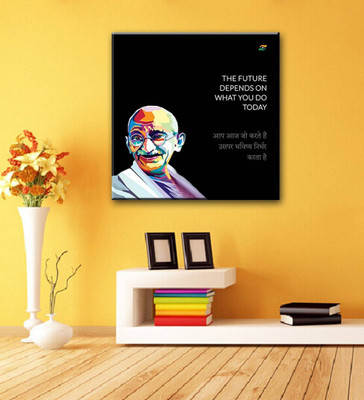 

Aabhaas Mahatma Gandhi Wall Poster Fine Art Print(12 inch X 18 inch, Rolled)