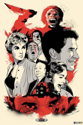 

Aabhaas Alfred Hitchcock Wall Poster Fine Art Print(12 inch X 18 inch, Rolled)