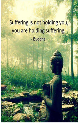 

Aabhaas Buddha Wall Poster Fine Art Print(12 inch X 18 inch, Rolled)